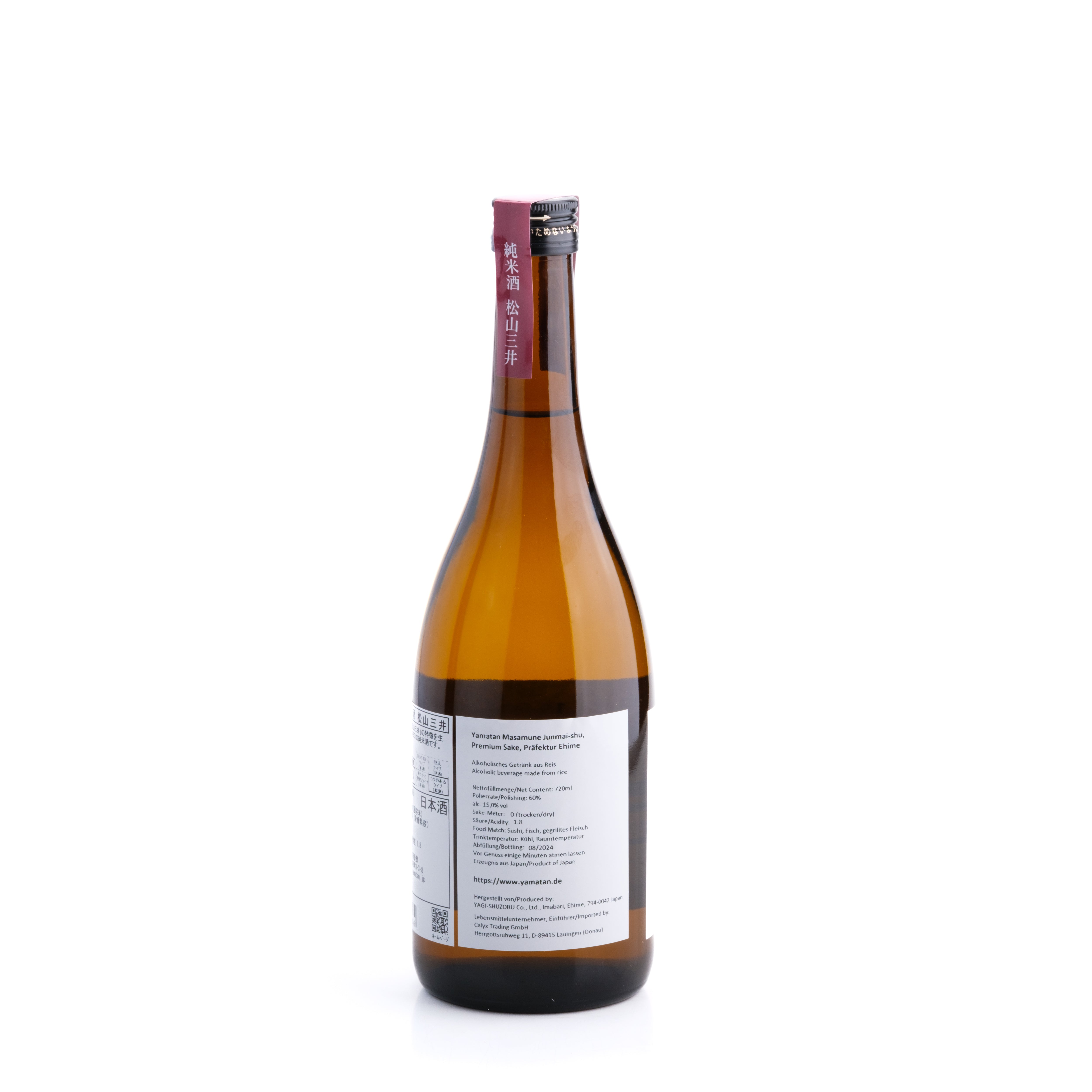Yamatan Masamune Junmai-shu, Premiumsake, 720ml