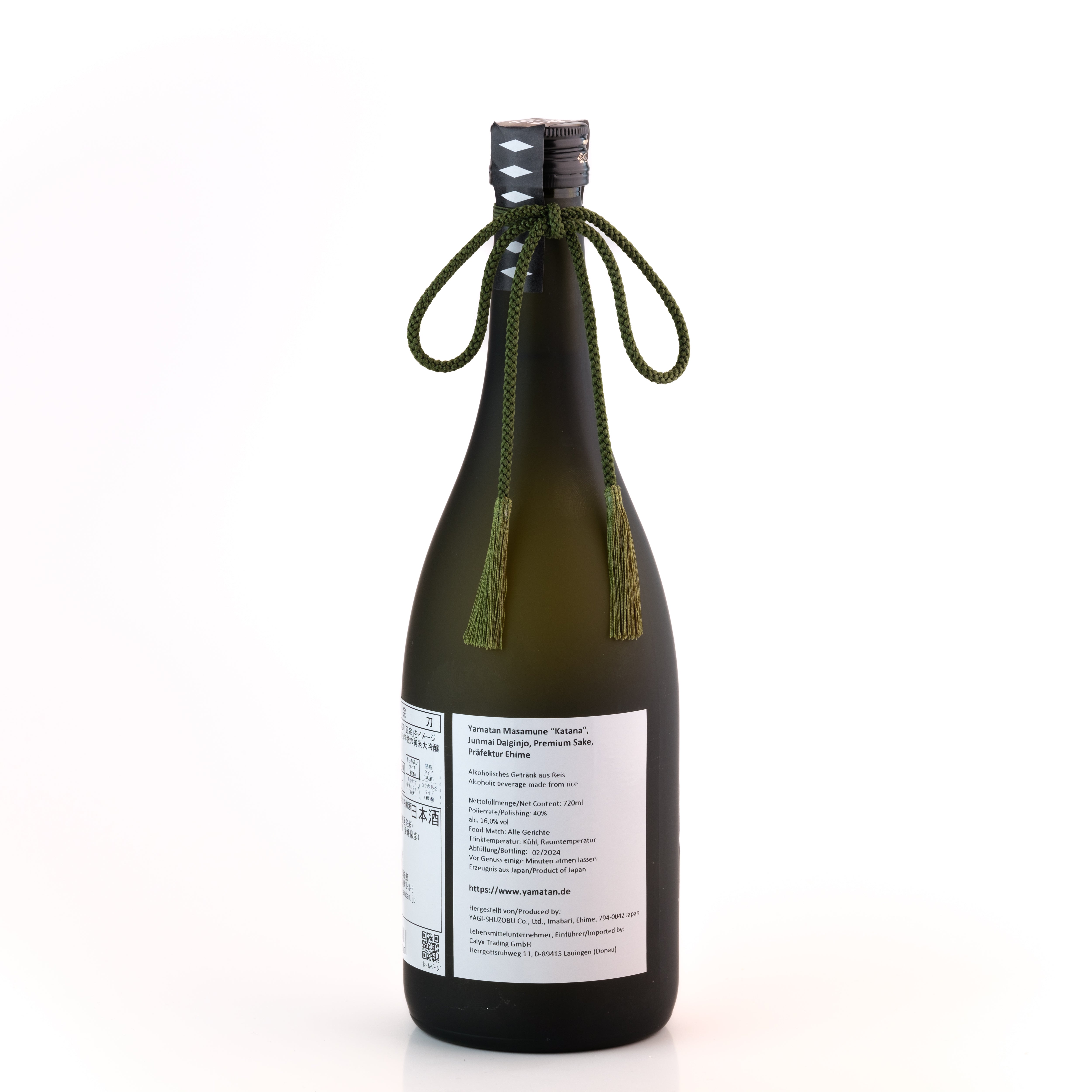 Yamatan Masamune Katana, Junmai-Daiginjo, Premiumsake, 720ml
