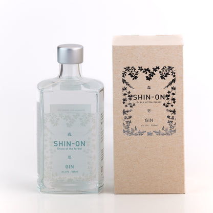 SHIN-ON GIN, Grace of the Forest', japanischer Gin aus Wacholderbeere, Präfektur Shimane, Japan, alc. 47% vol., 500ml