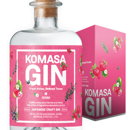 Komasa Gin, Ichigo, japanischer Gin mit Erdbeere, 500ml