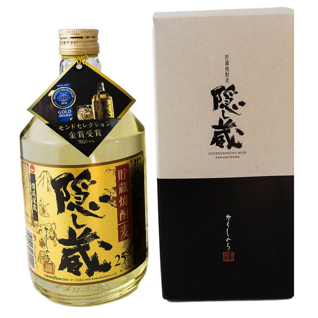 Mugi (Gerste) Shochu, Kakushi-Gura, japanischer Shochu,  720ml