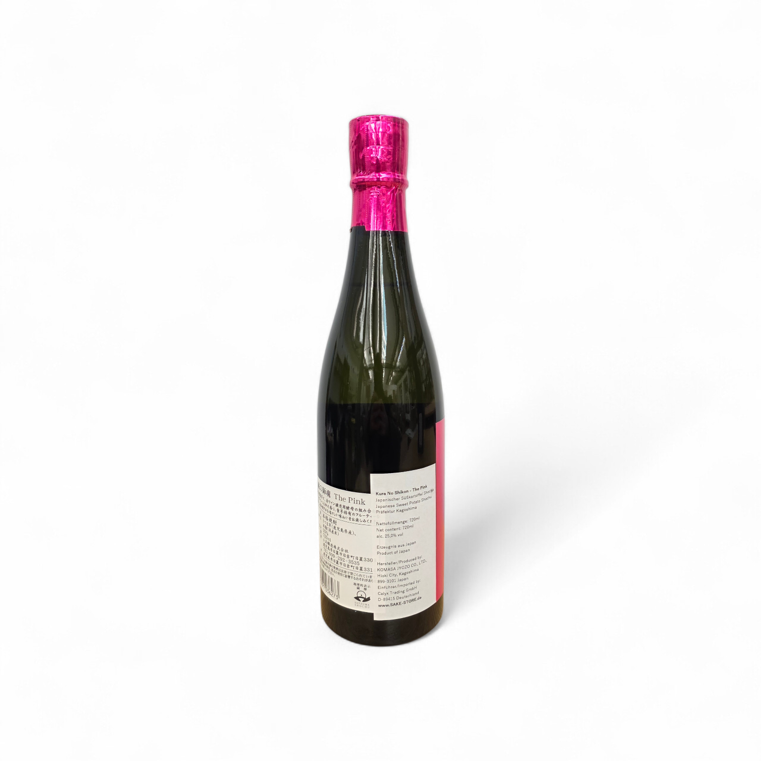 The Pink Kura no Shikon Imo Shochu 720 ml – Japanischer Süßkartoffel Shochu aus Kagoshima